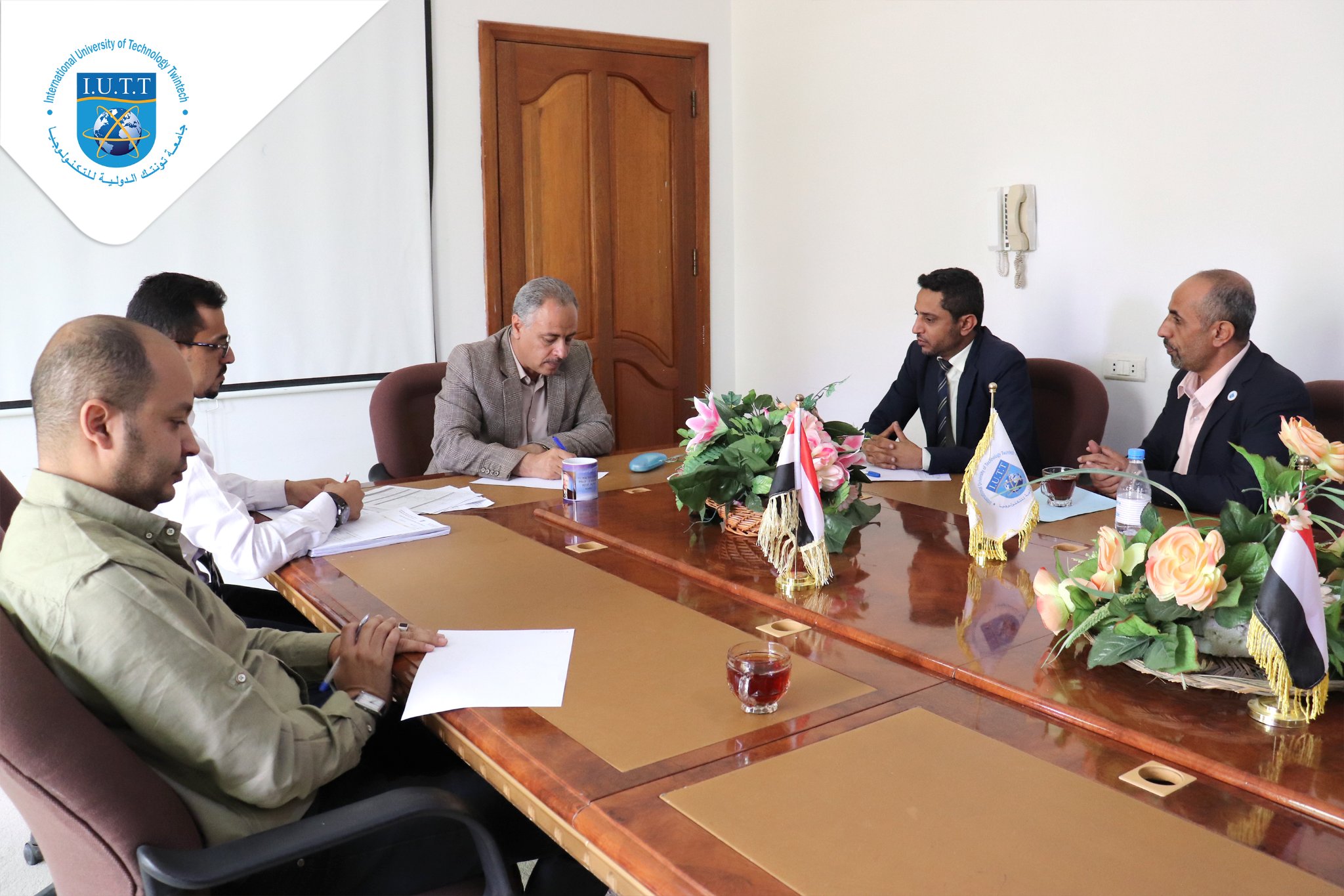إجتماع مركز التطوير وضمان الجودة في جامعة تونتك مع كلية علوم الحاسوب وتقنية المعلومات