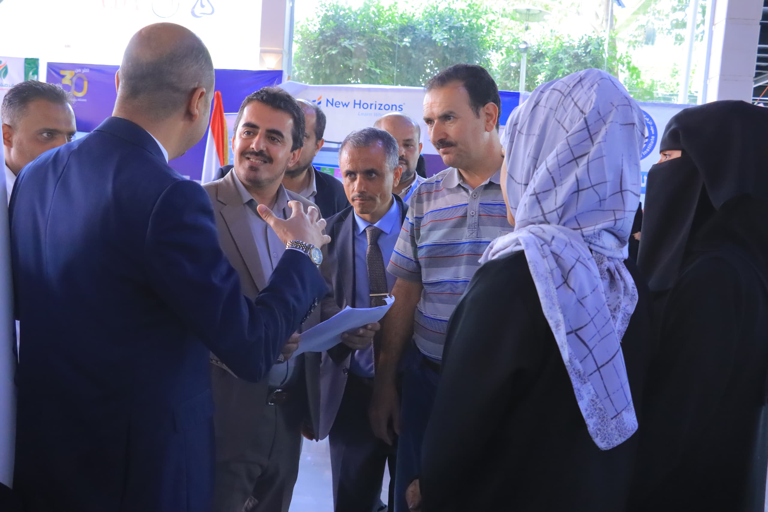 مشاركة جامعة تونتك الدولية للتكنولوجيا في معرض صنعاء التعليمي الثاني
