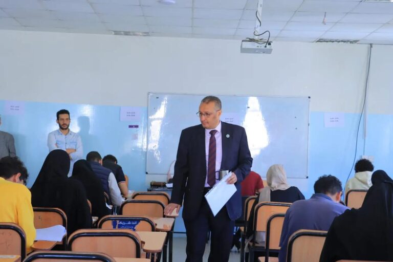 تدشين اختبارات الفصل الثاني 2026 - جامعة تونتك الدولية